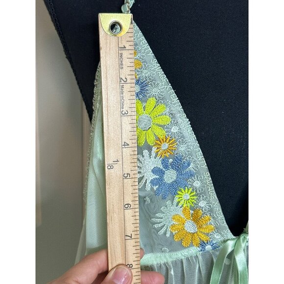 Savage X Fenty Free Spirit Floral Embroidered Night Slip Women's 2X Plus - Picture 11 of 13